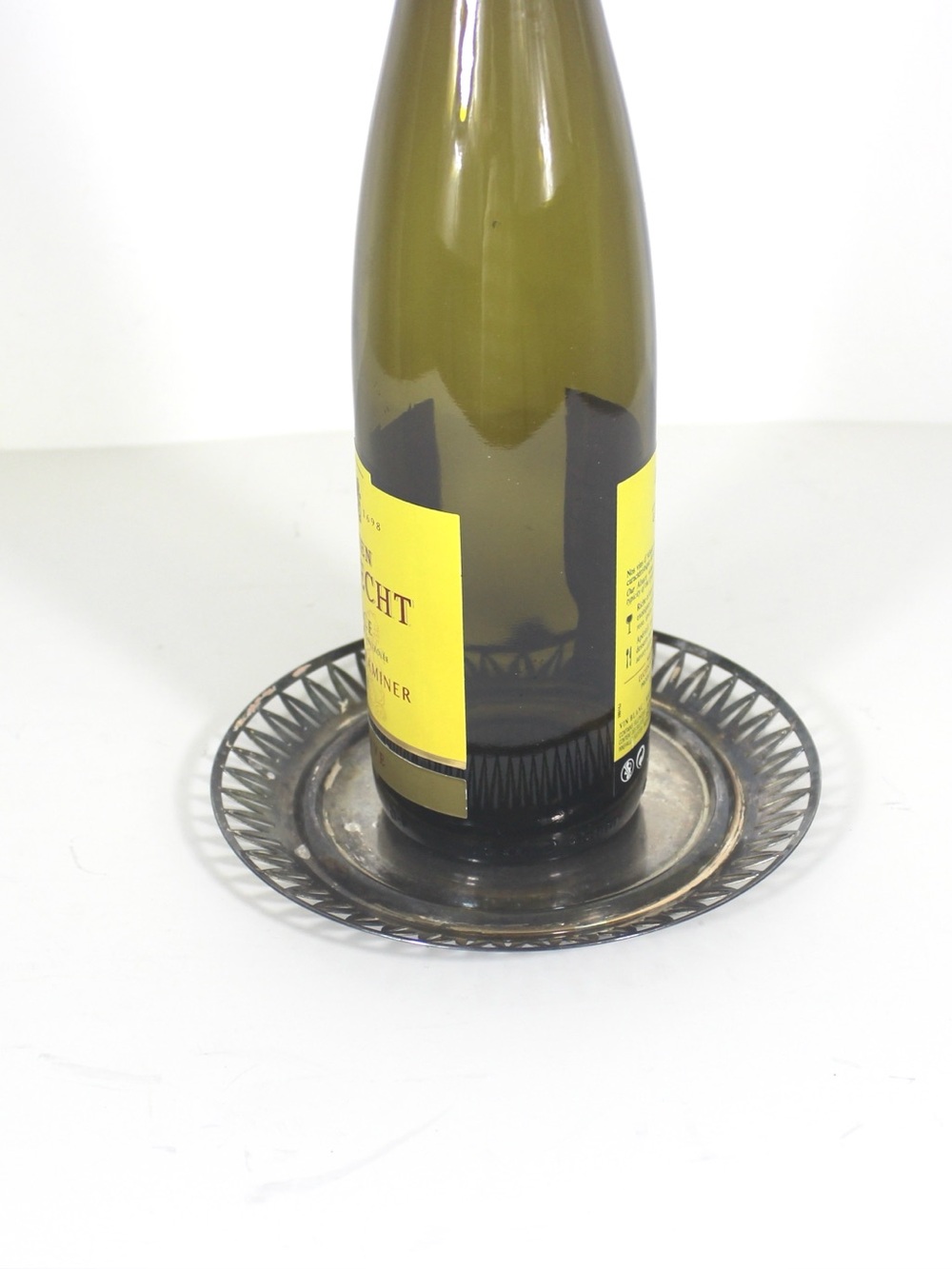 Silverplated Wine Coaster or Pillar Candleholder - Picture 2 of 8